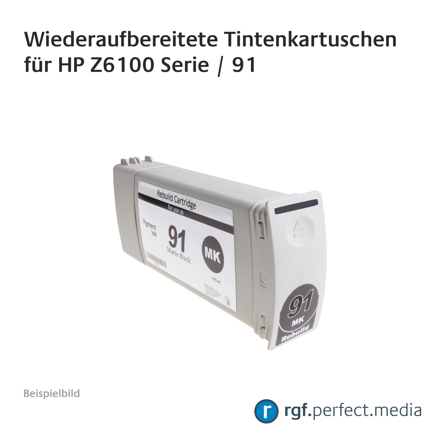 Wiederaufbereitete Tintenkartuschen No.91 Serie kompatibel für Hewlett Packard Z6100 Serie