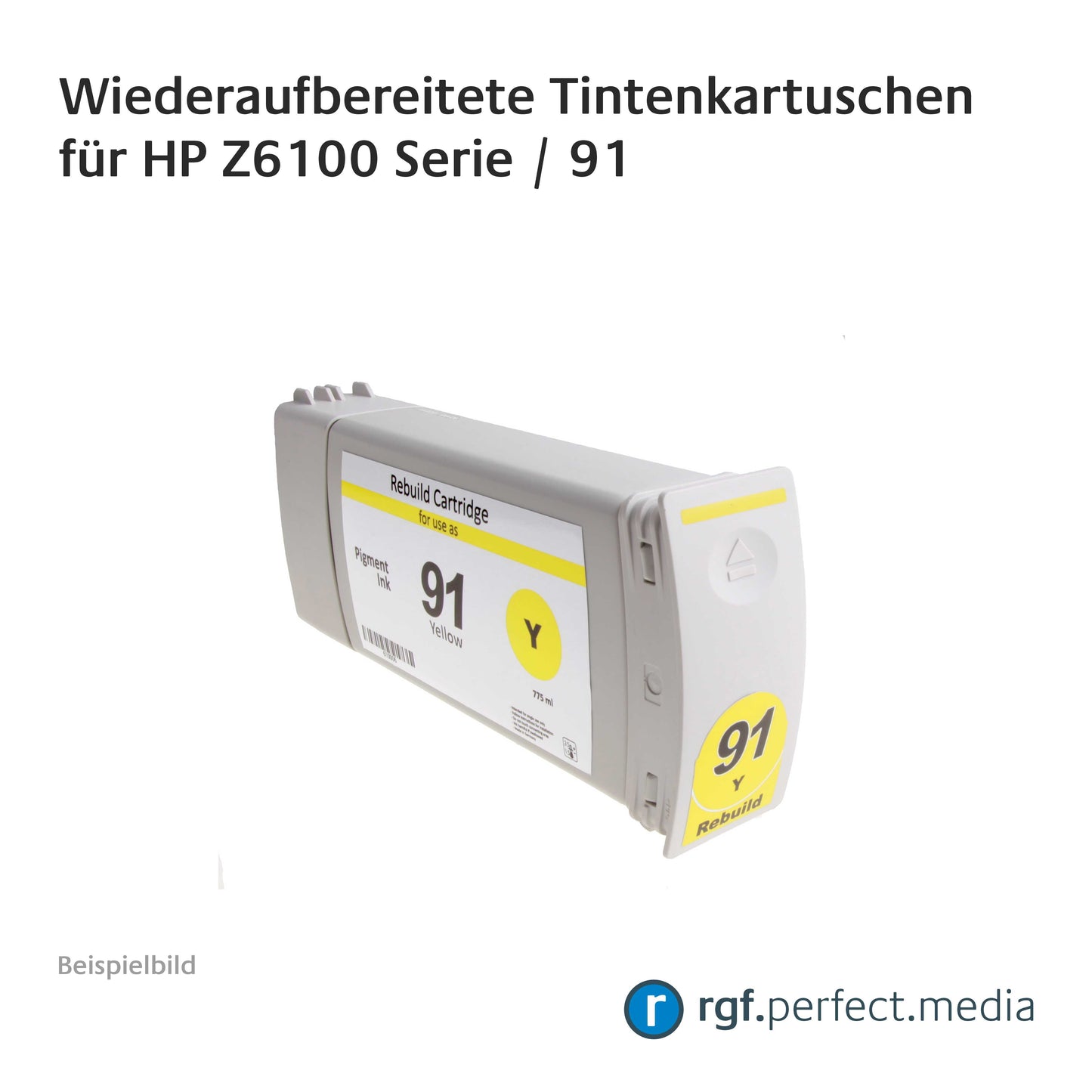 Wiederaufbereitete Tintenkartuschen No.91 Serie kompatibel für Hewlett Packard Z6100 Serie