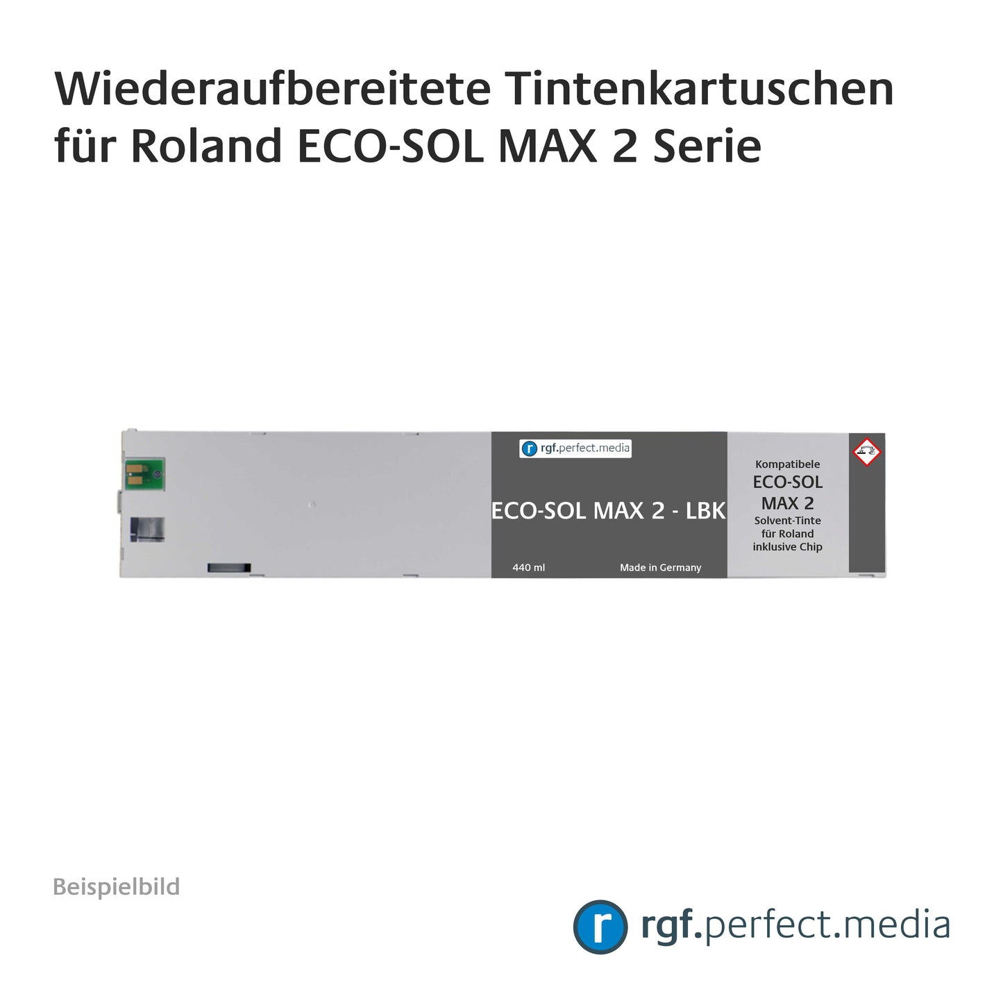 Wiederaufbereitete Tintenkartuschen kompatibel für Roland ECO-SOL MAX 2 Serie