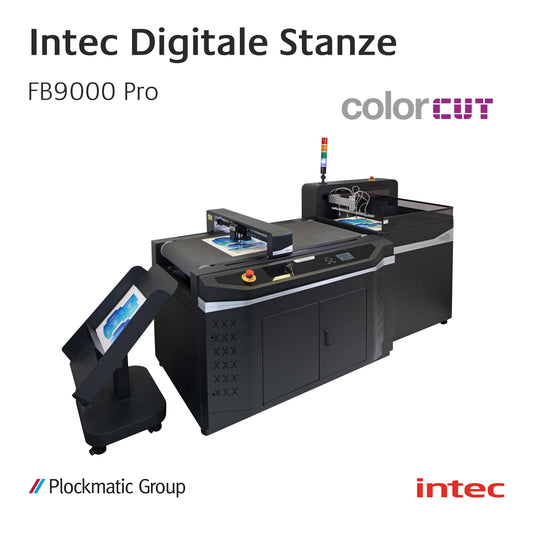 Intec FB9000 Pro - Automatischer digitaler Flachbettschneider / Rillmaschine
