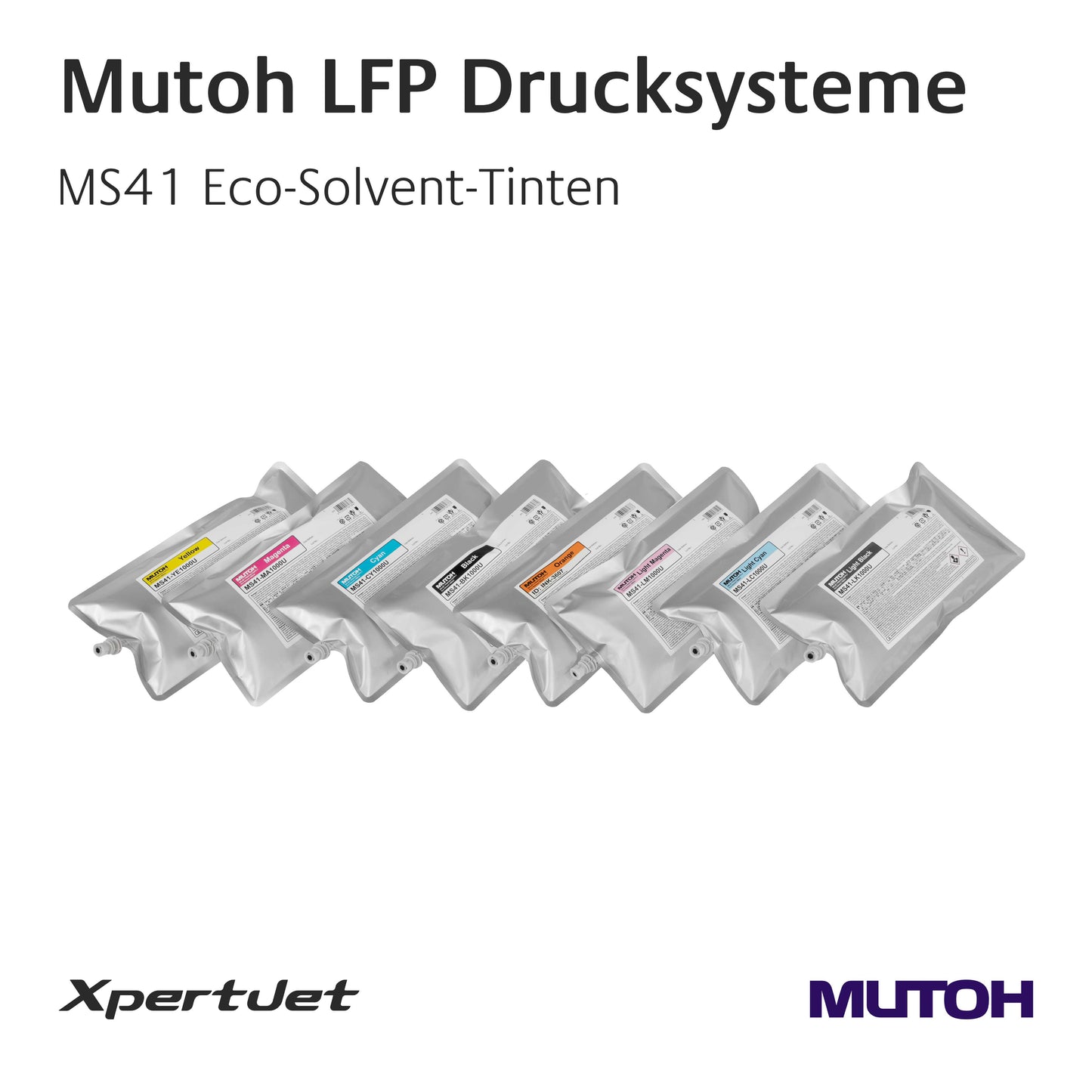 Mutoh - MS41 Eco-Solvent Inks 