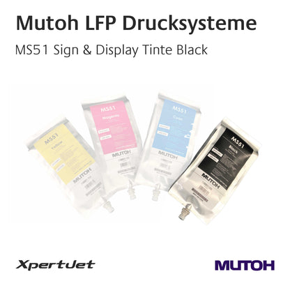 Mutoh - MS51 Sign & Display - Tinten MS51 Black - 1000ml