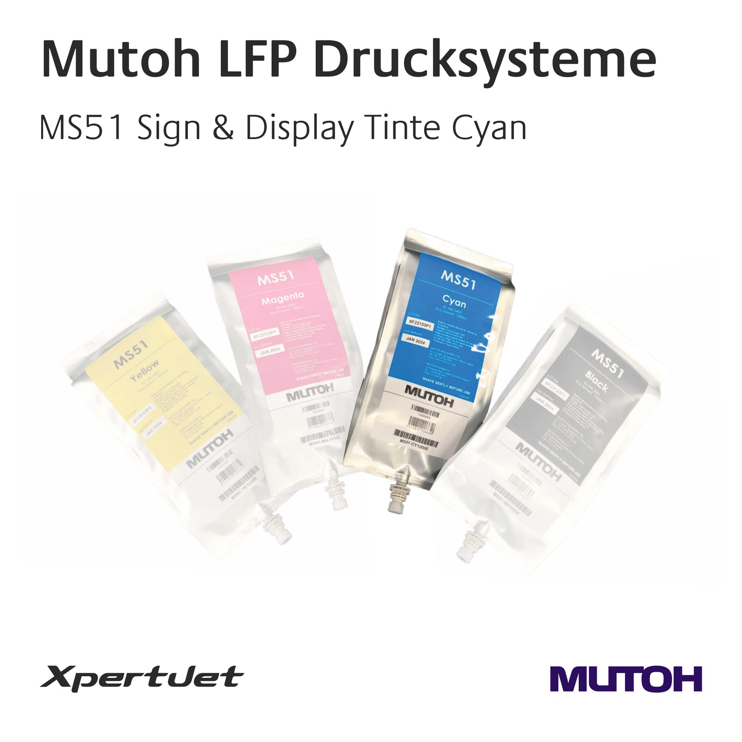 Mutoh - Inchiostri per insegne e display MS51 