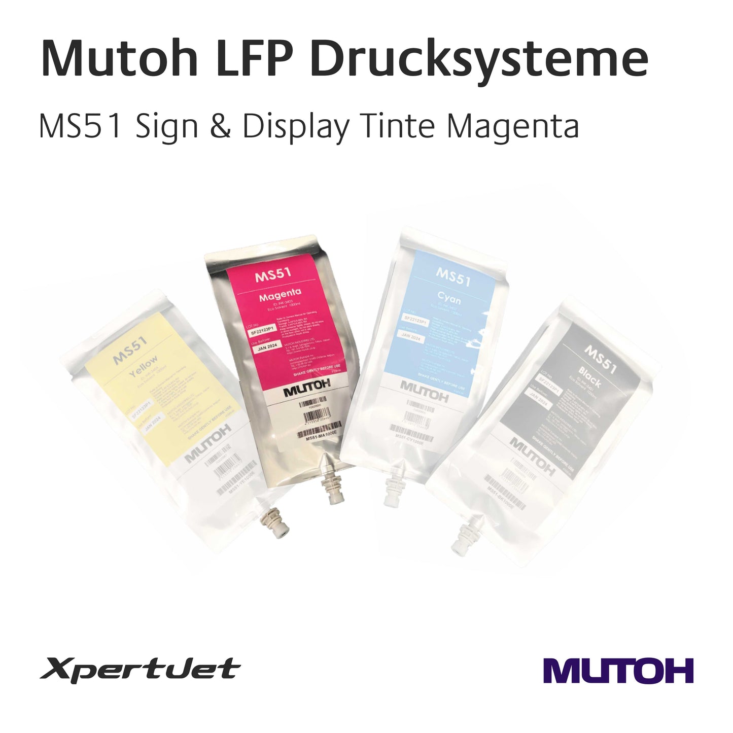 Mutoh - Inchiostri per insegne e display MS51 