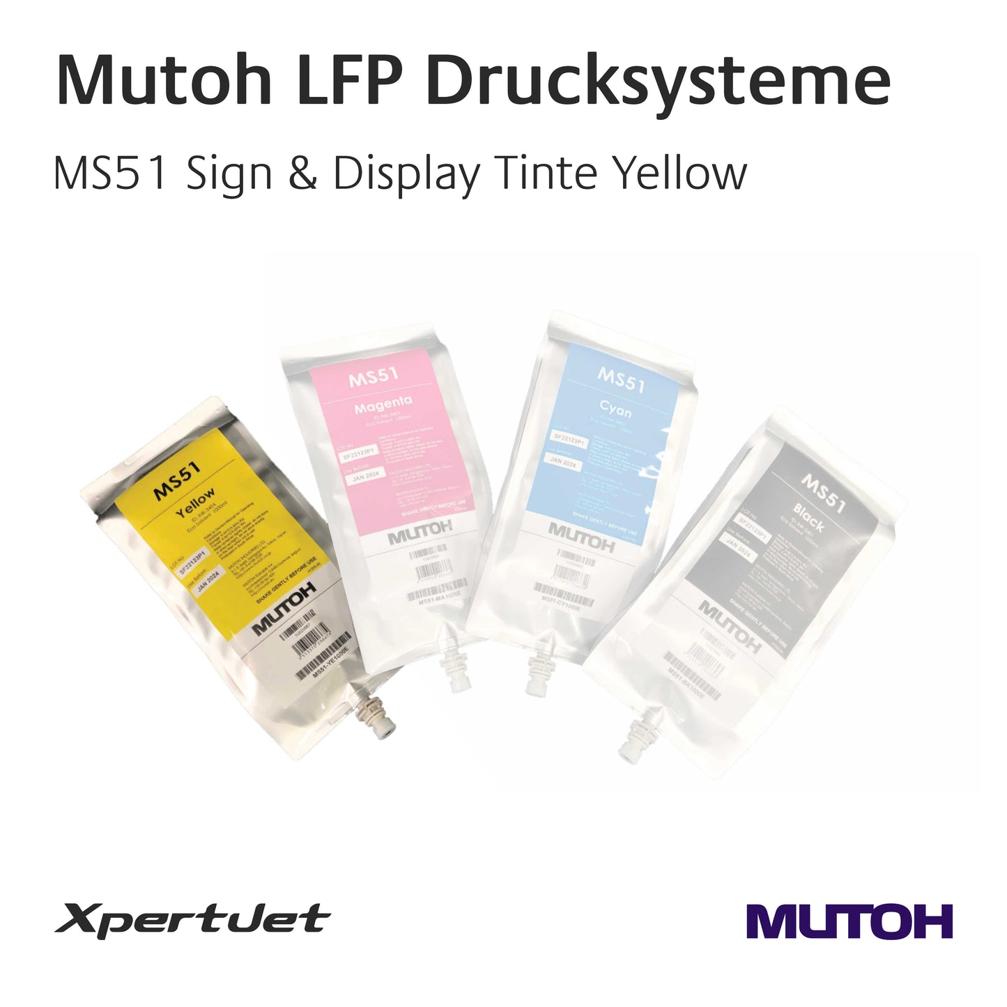 Mutoh - Inchiostri per insegne e display MS51 