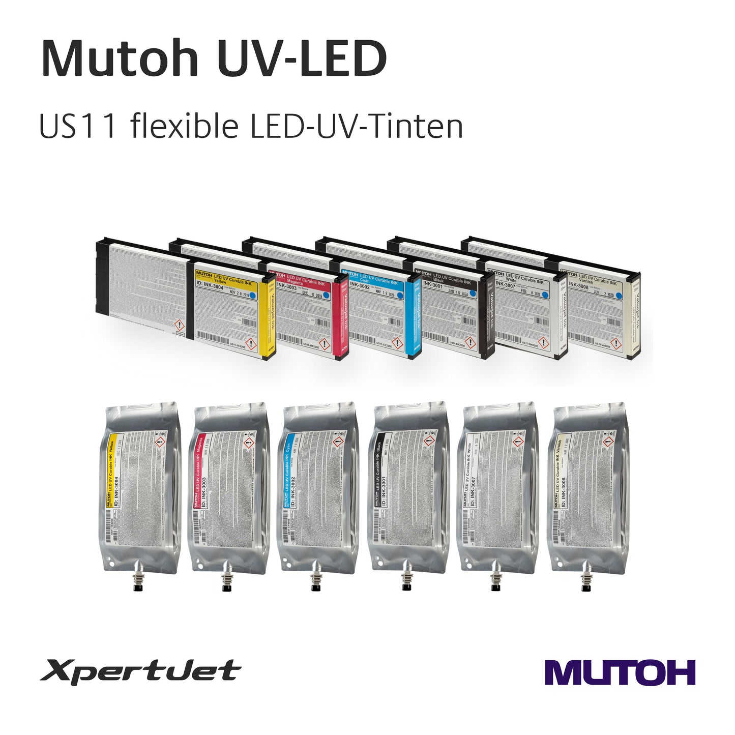 Mutoh - US11 flexible LED-UV-Tinten