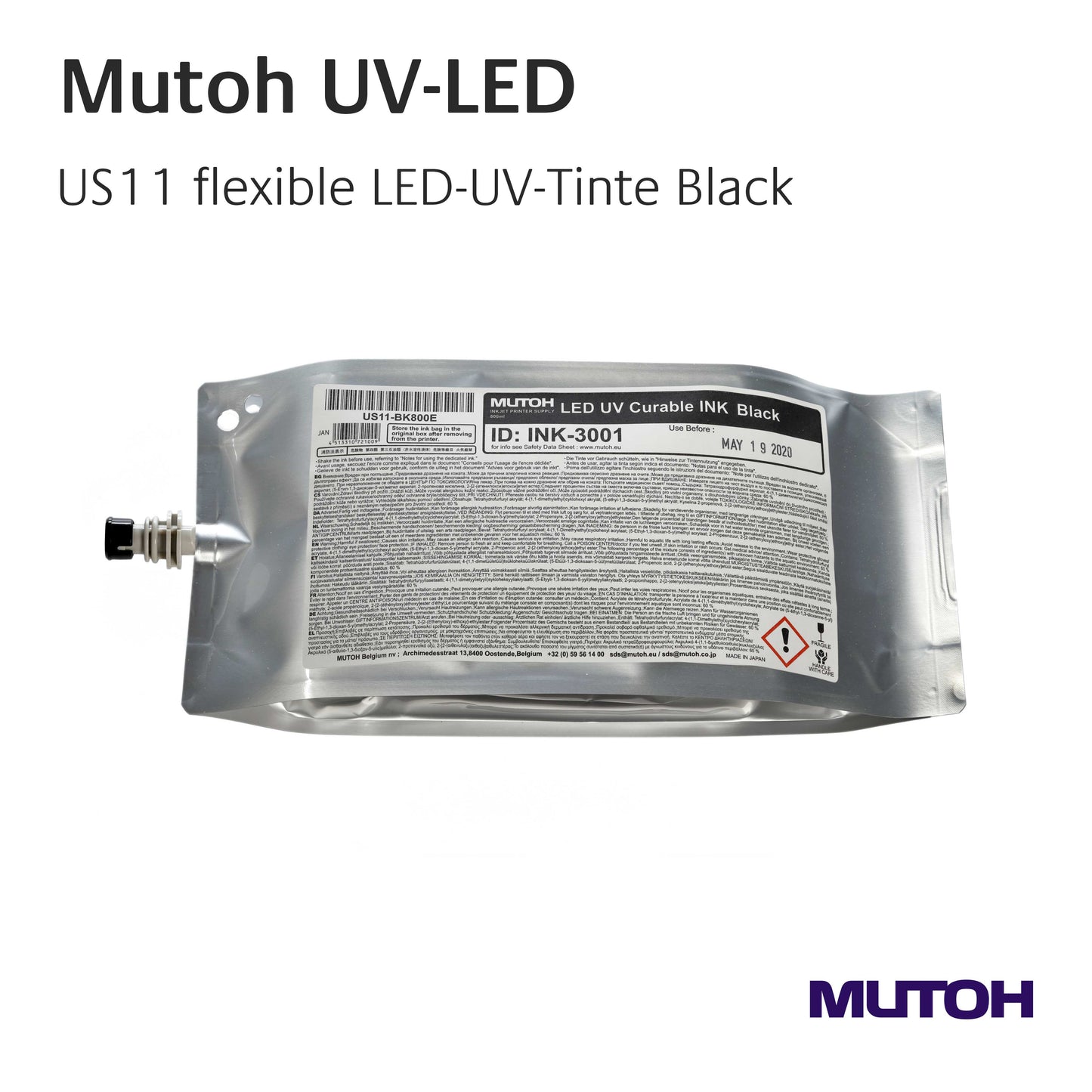 Mutoh - US11 flexible LED-UV-Tinten