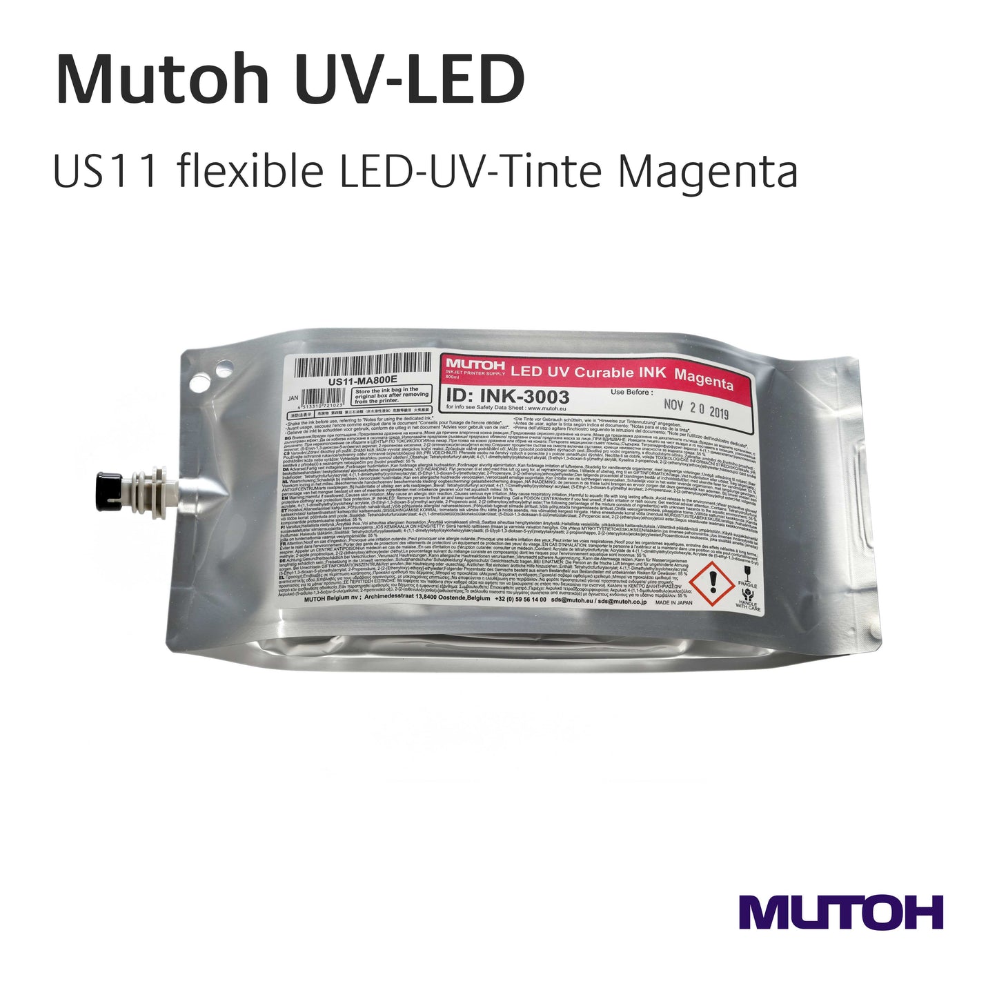 Mutoh - US11 flexible LED-UV-Tinten