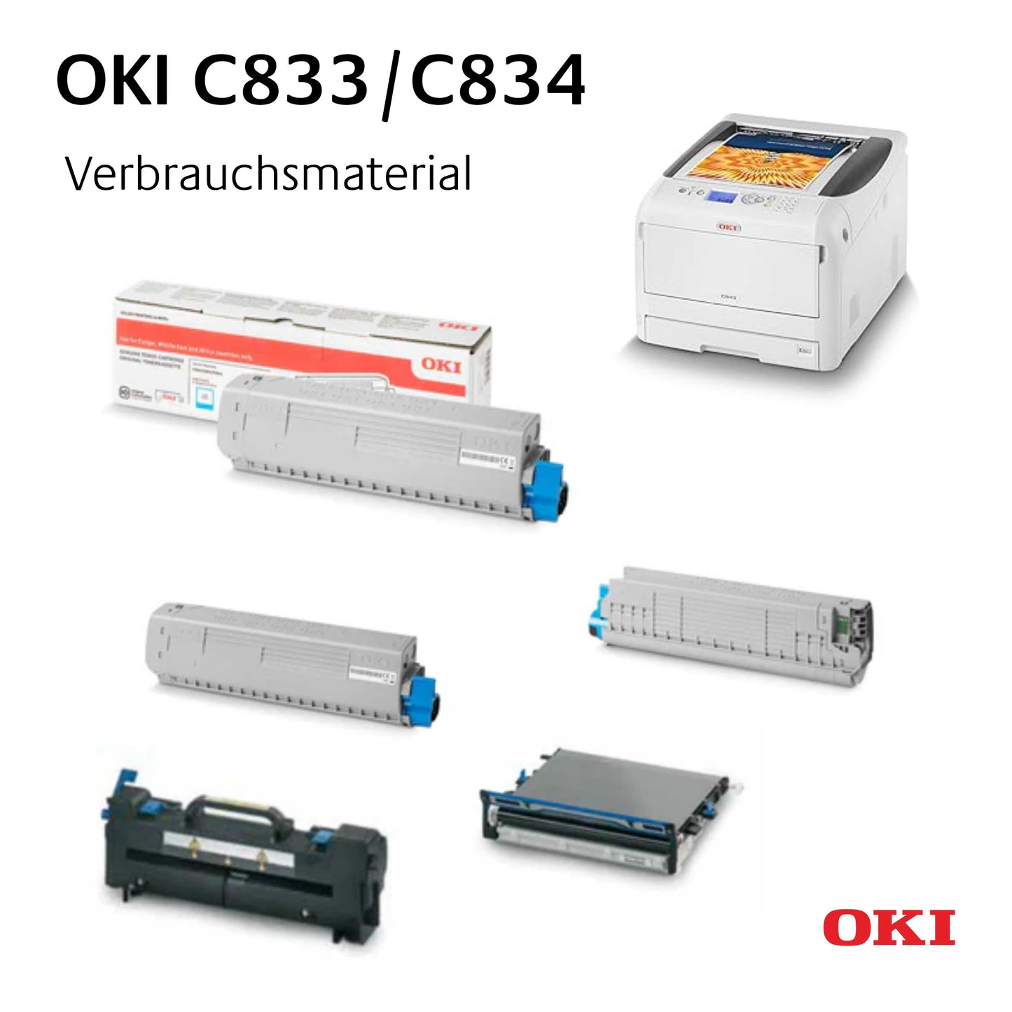 OKI C833/C843 - Verbrauchsmaterial