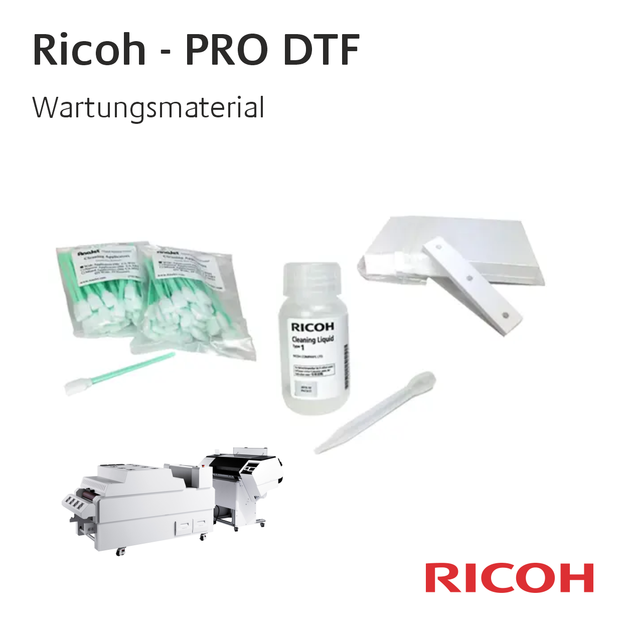 Ricoh PRO DTF - materiale per la manutenzione