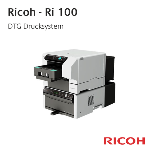 Ricoh Ri 100 - Vierfarb-DTG-Einstieg für weiße Textilien