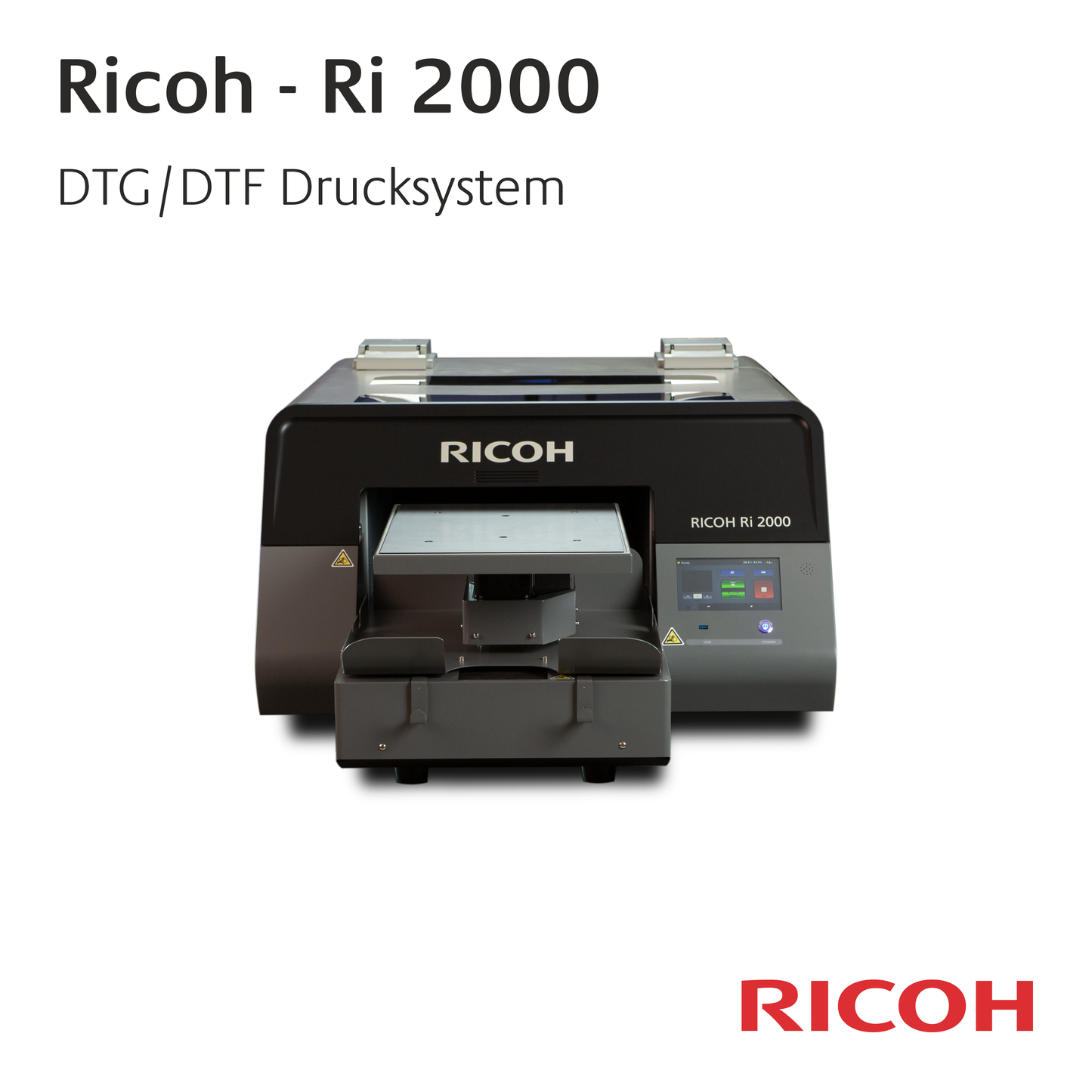 Ricoh Ri 2000 - DTG-Einpaletten-Produktionsdrucksystem