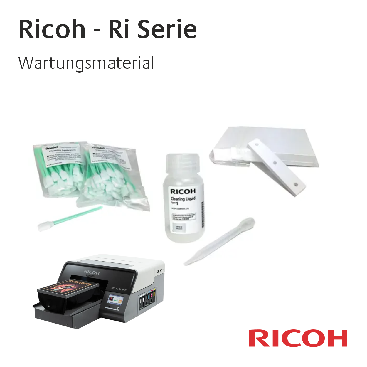 Ricoh Ri 1000/1000X/2000/4000 - Maintenance Material