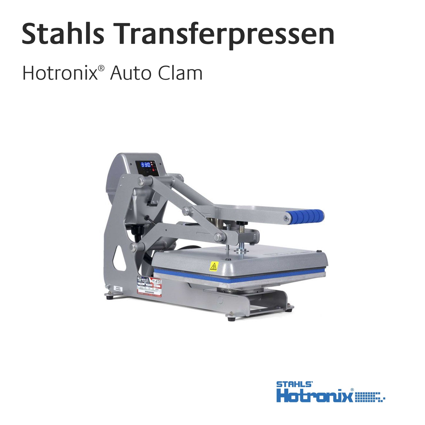 Stahls Transferpresse - Hotronix Auto Clam