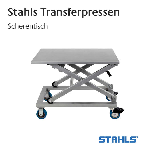Stahls Transferpresse - Scherentisch