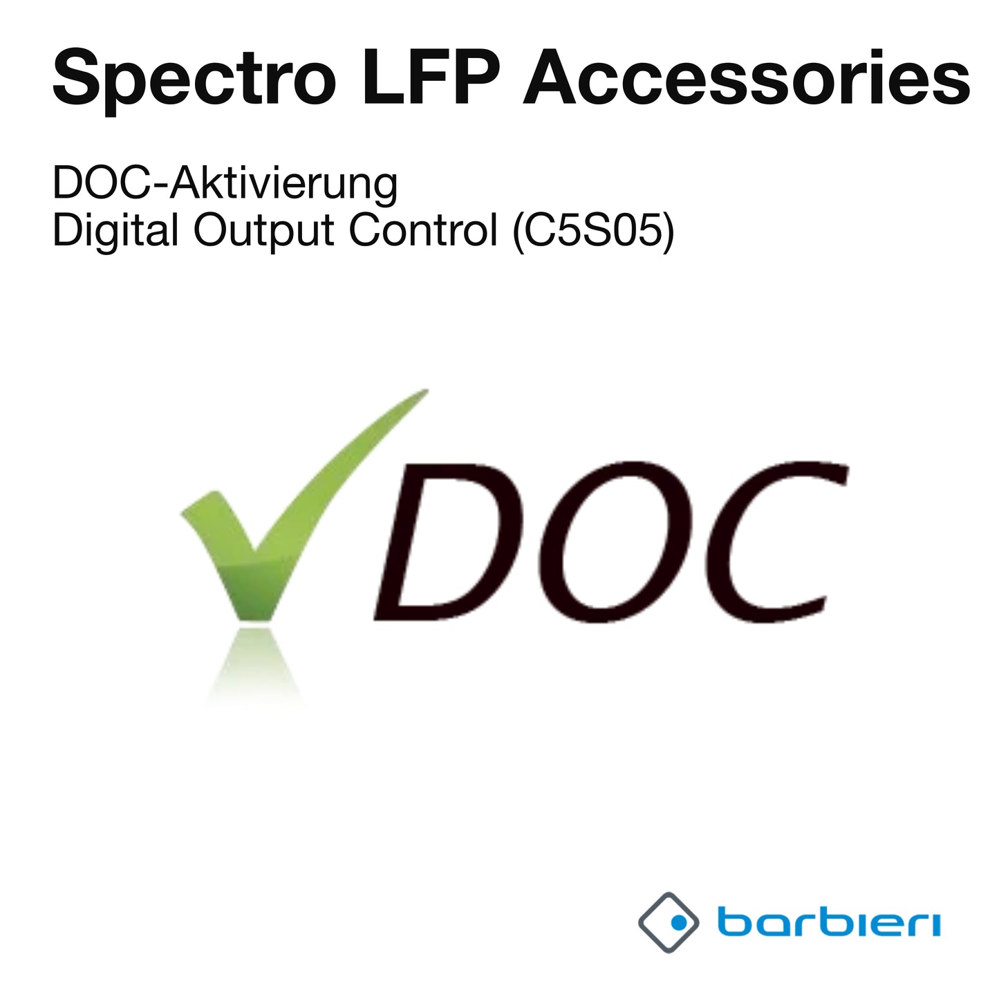 Barbieri Spectro LFP Accessories