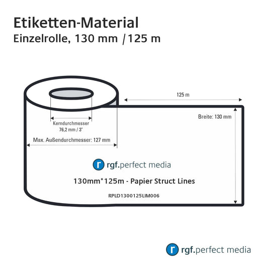 RPLD1300125LIM006 - Papier Struct Lines