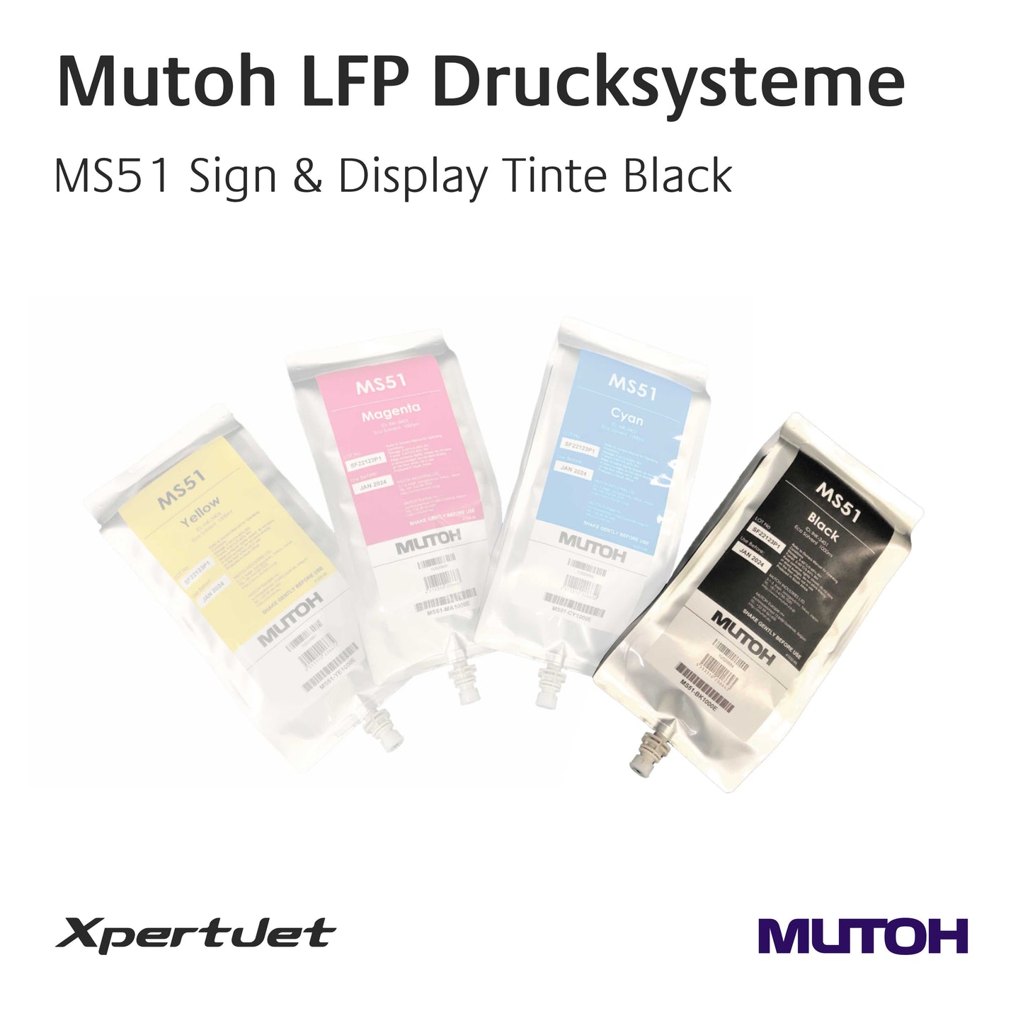 Mutoh - Inchiostri per insegne e display MS51 